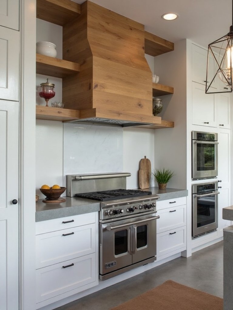 sleek sophisticated minimalist grilling station