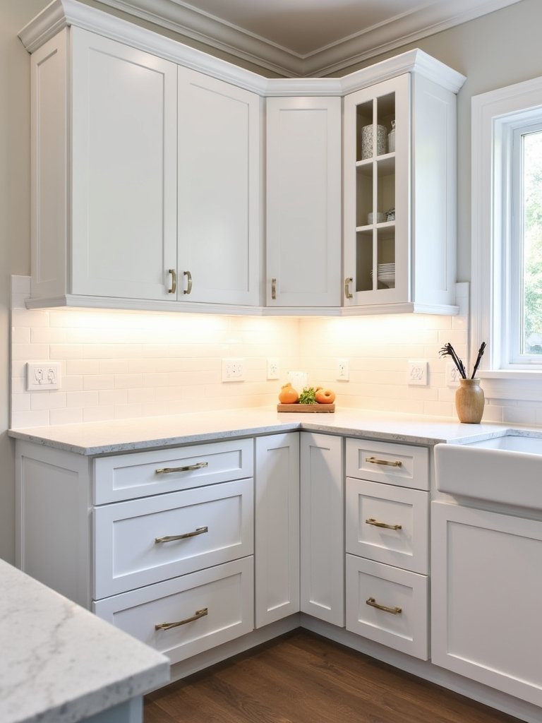 small l shaped kitchen optimization