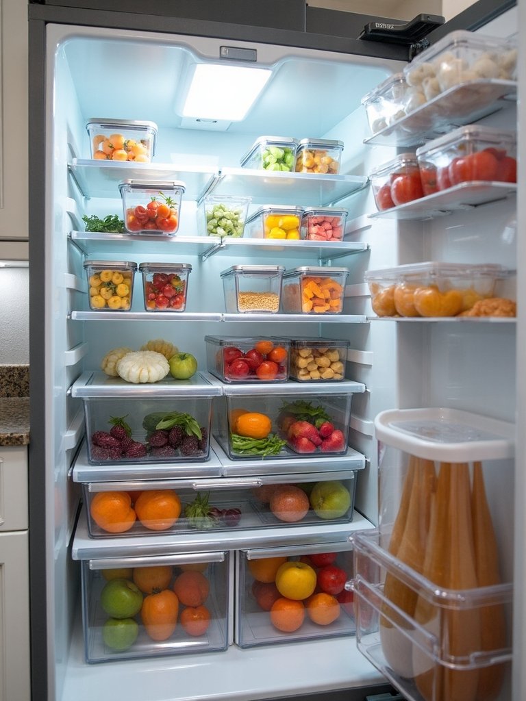 smart refrigerator space organization systems