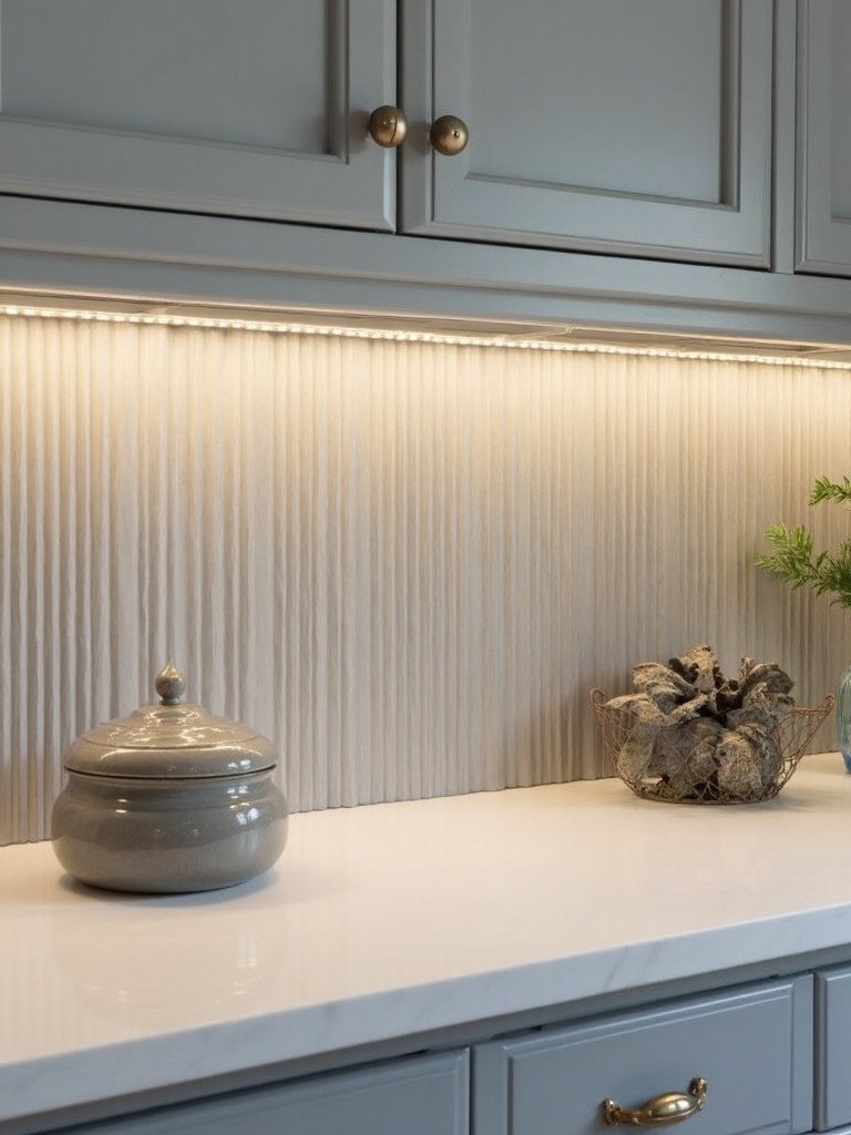 sophisticated mesmerizing textured metamorphic backsplash