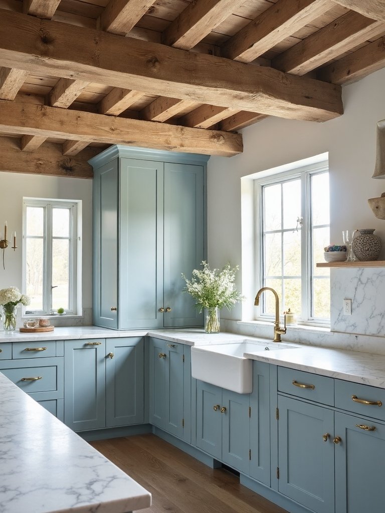 sophisticated rustic farmhouse kitchen charm