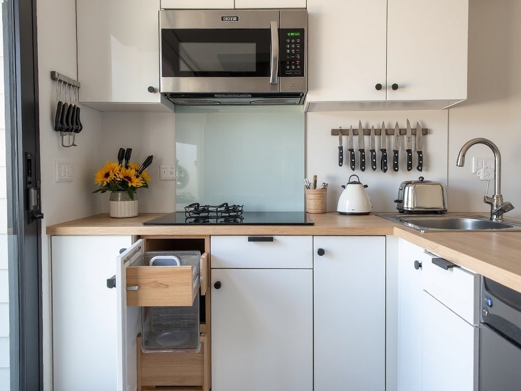 space saving appliance placement efficiency