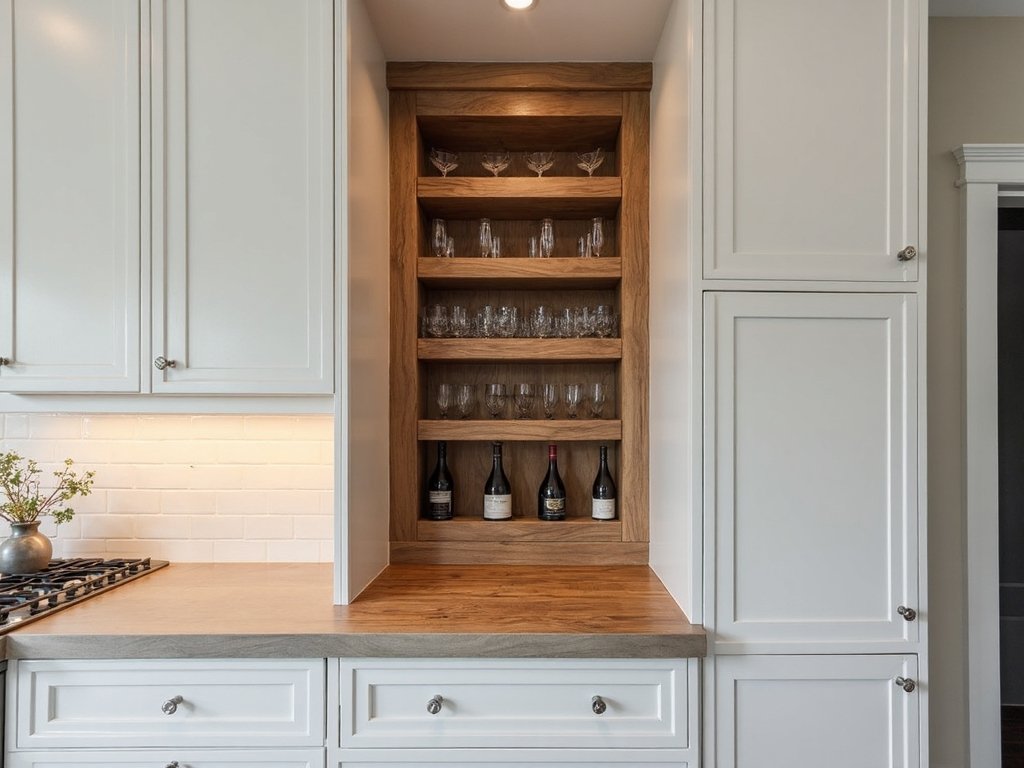 space savvy wine prep station