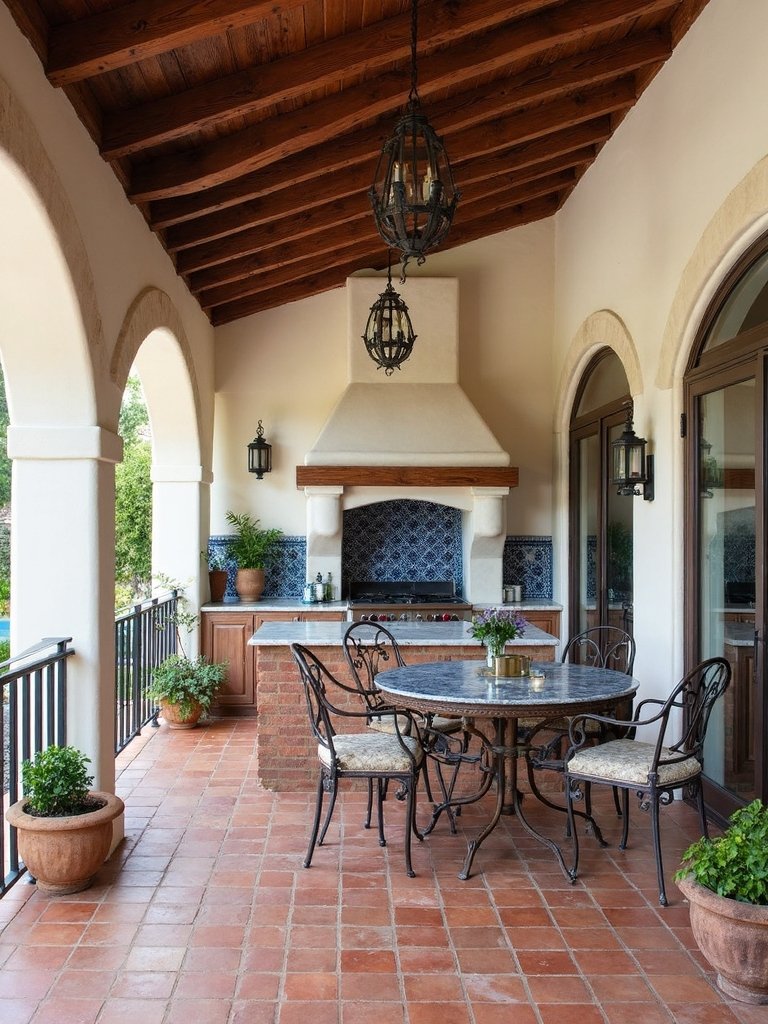 spanish colonial outdoor style