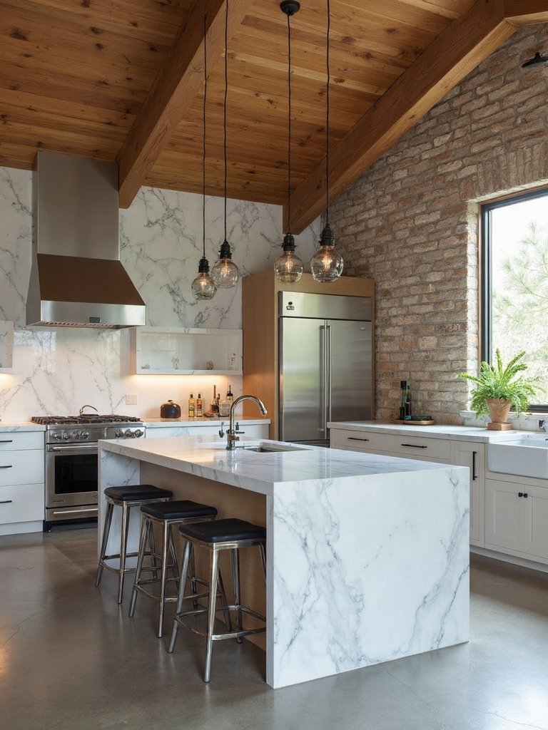 stone and modern harmony