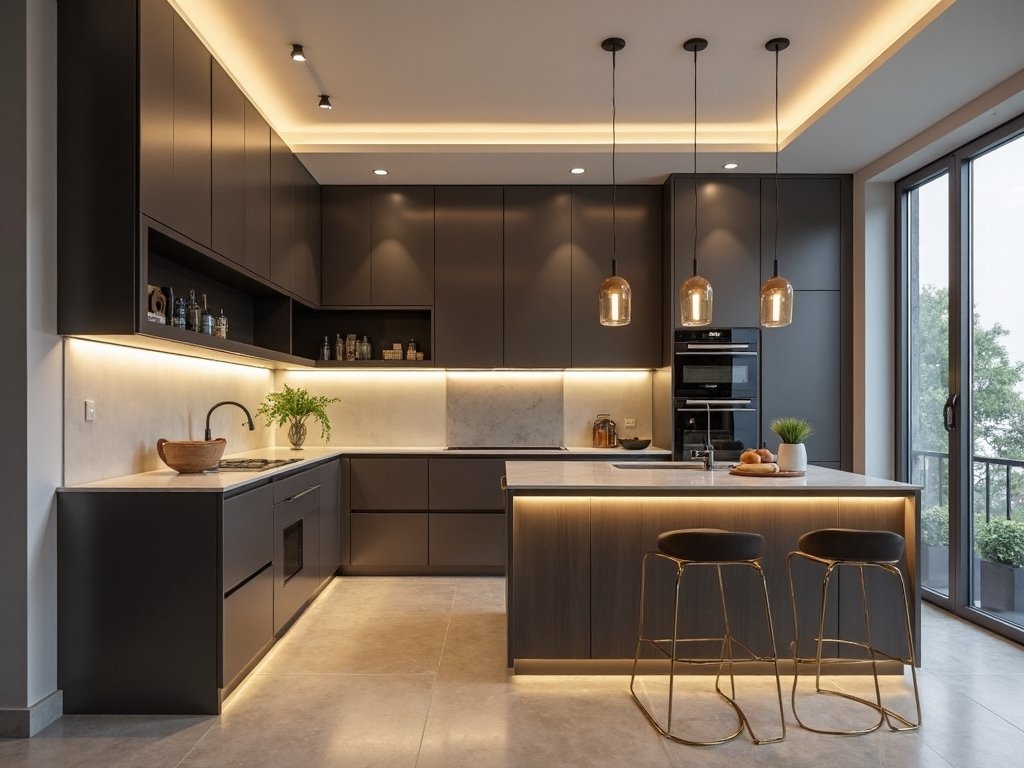 strategic lighting placement