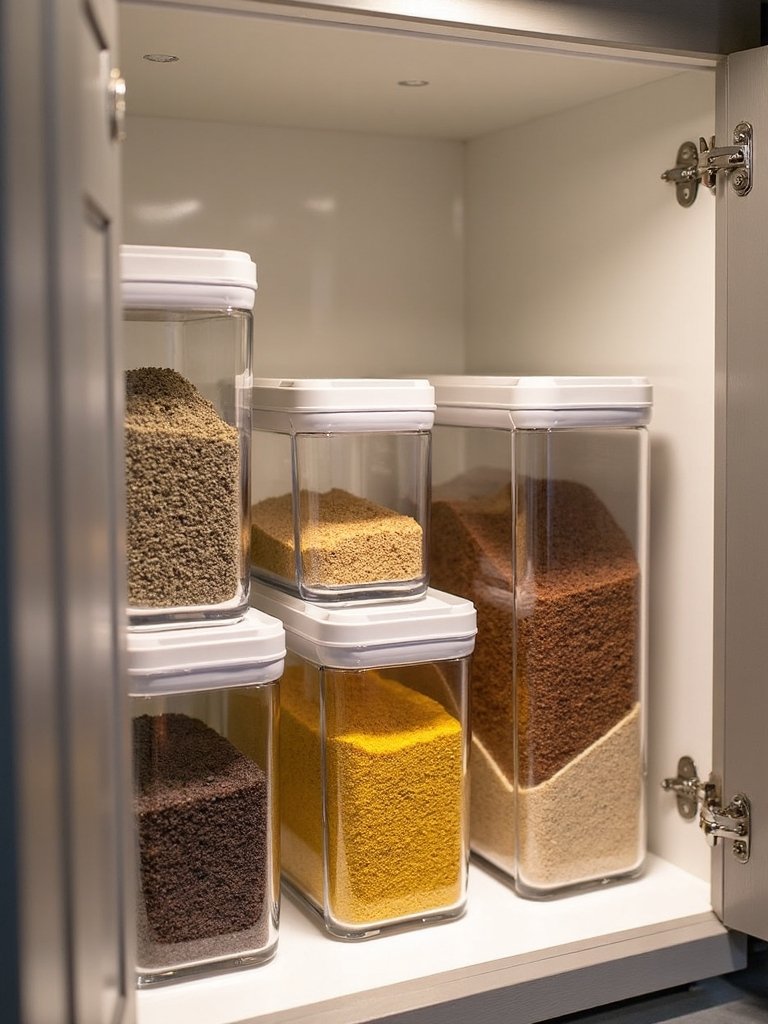 streamlined storage solutions for kitchens