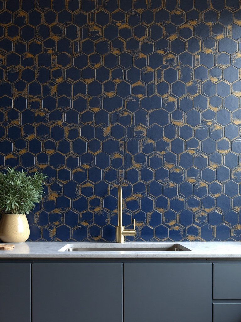 striking geometric wall tile patterns
