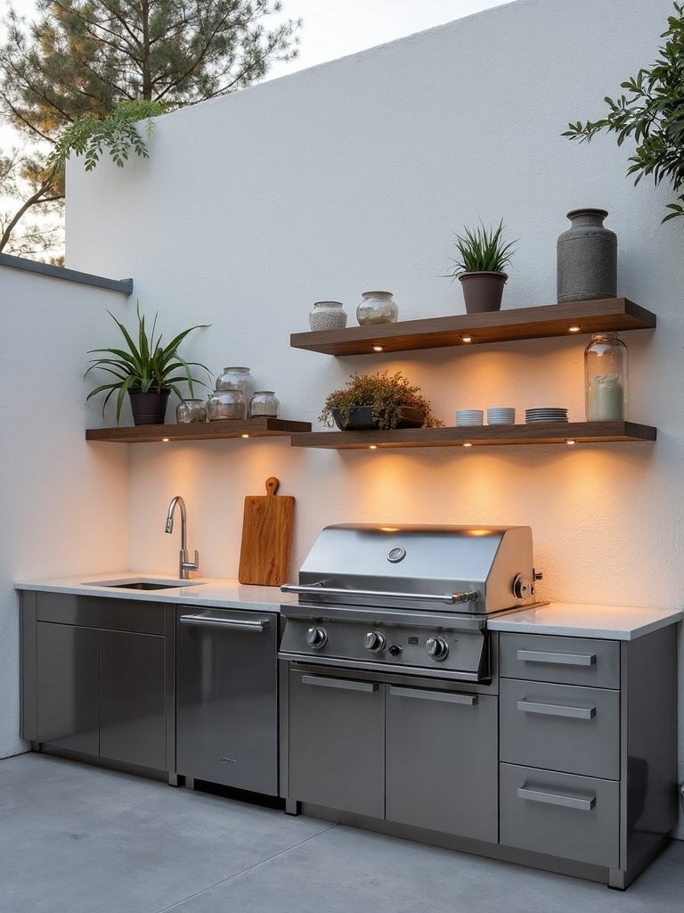 stylish durable outdoor kitchens