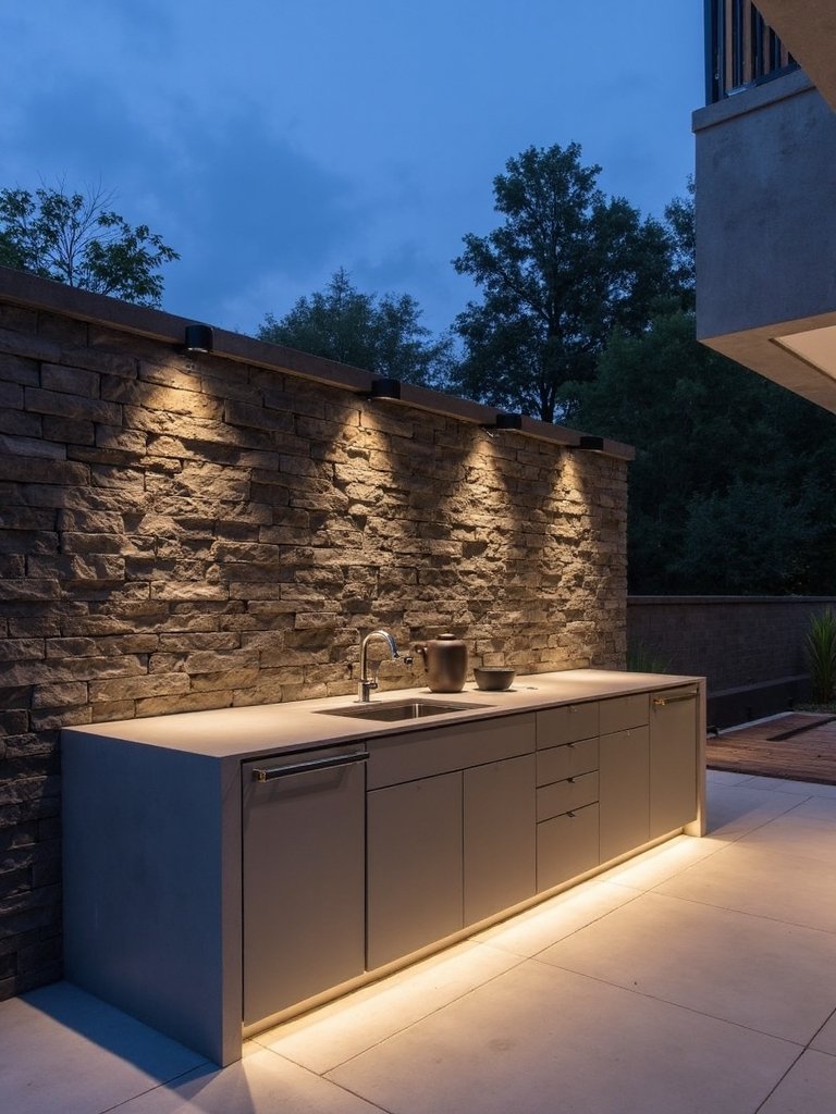 stylish floating concrete countertops