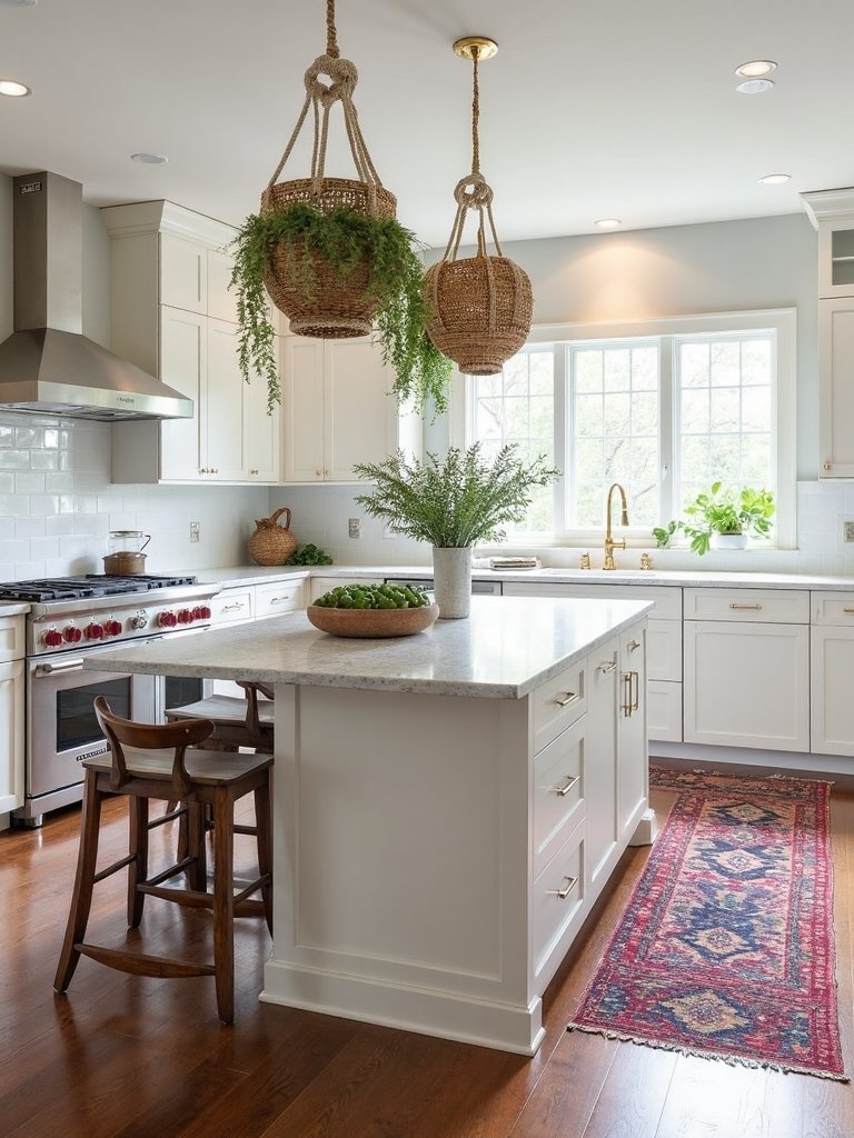 textural boho macram natural