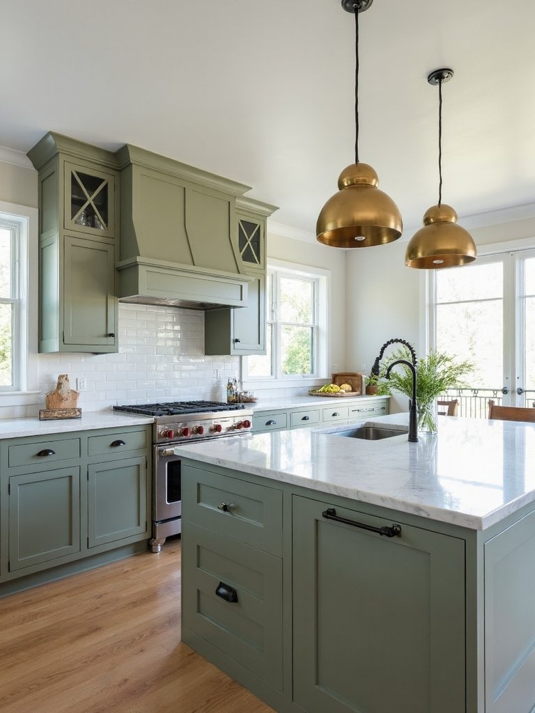 thoughtfully curated contemporary farmhouse palette