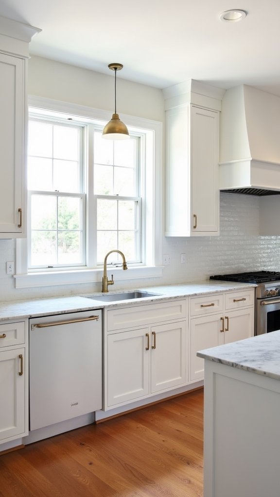 timeless all white kitchens