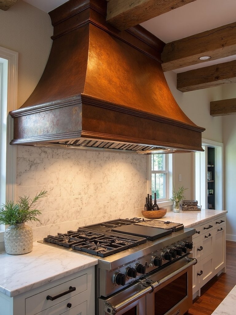 timeless copper and wood craftsmanship