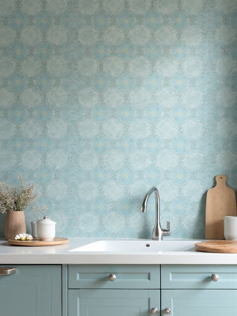 timeless ethnic porcelain light blue