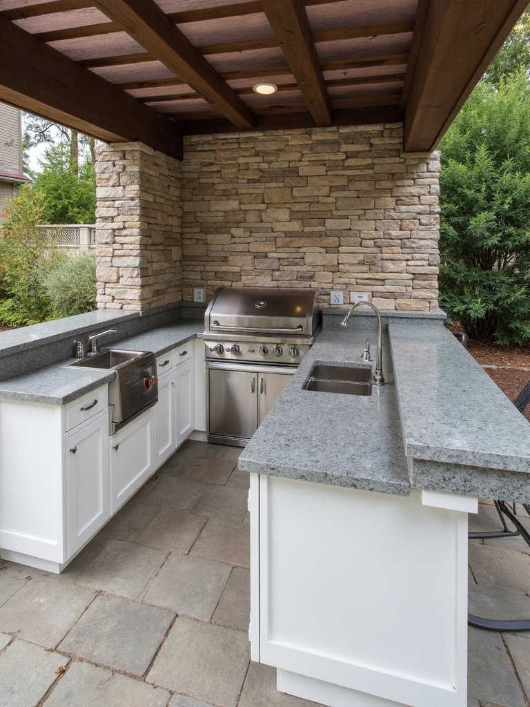 timeless outdoor kitchen design
