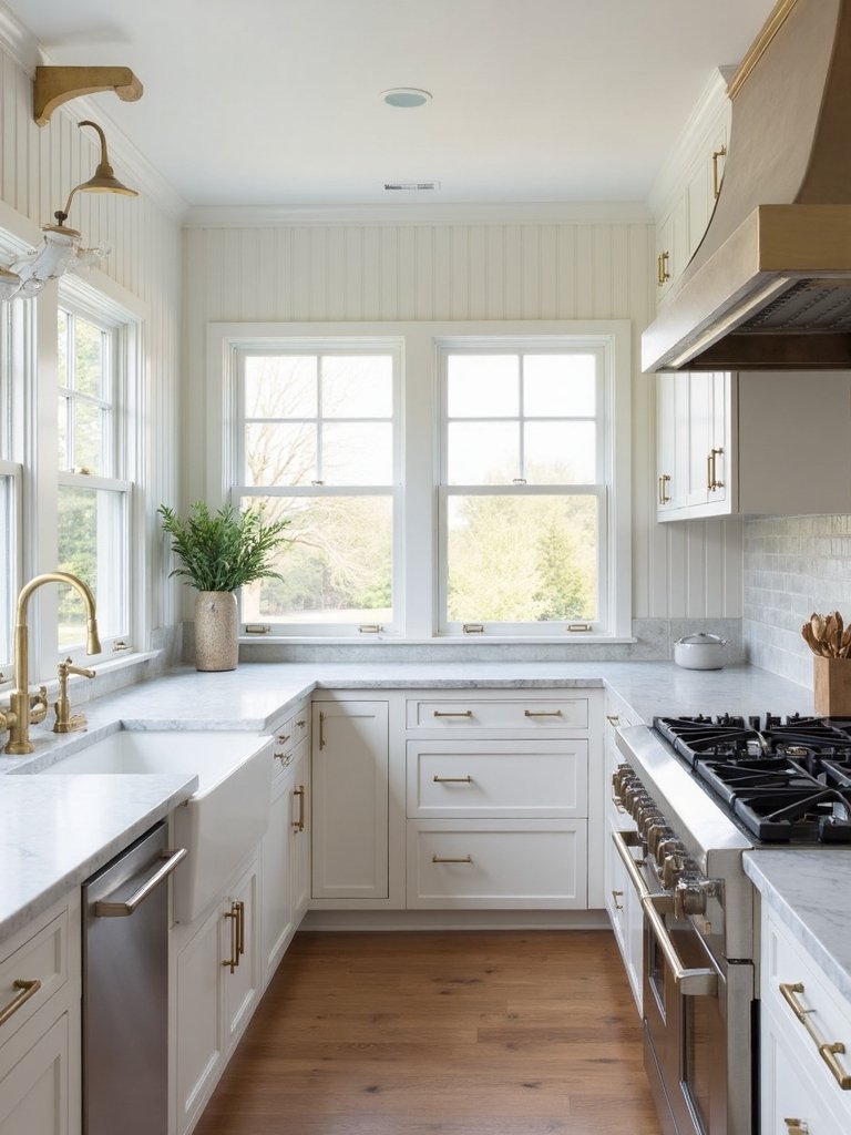 timeless refined farmhouse inspired vertical statement
