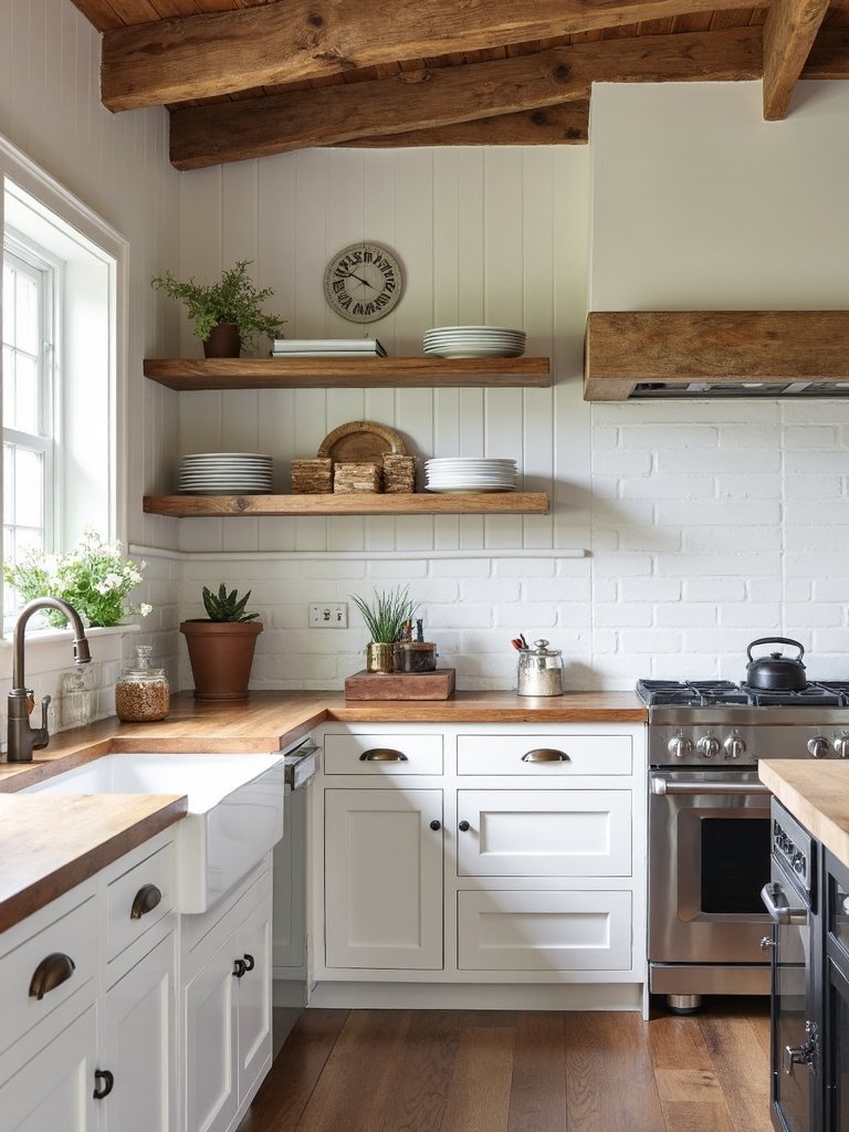 timeless rustic charm with raw wood