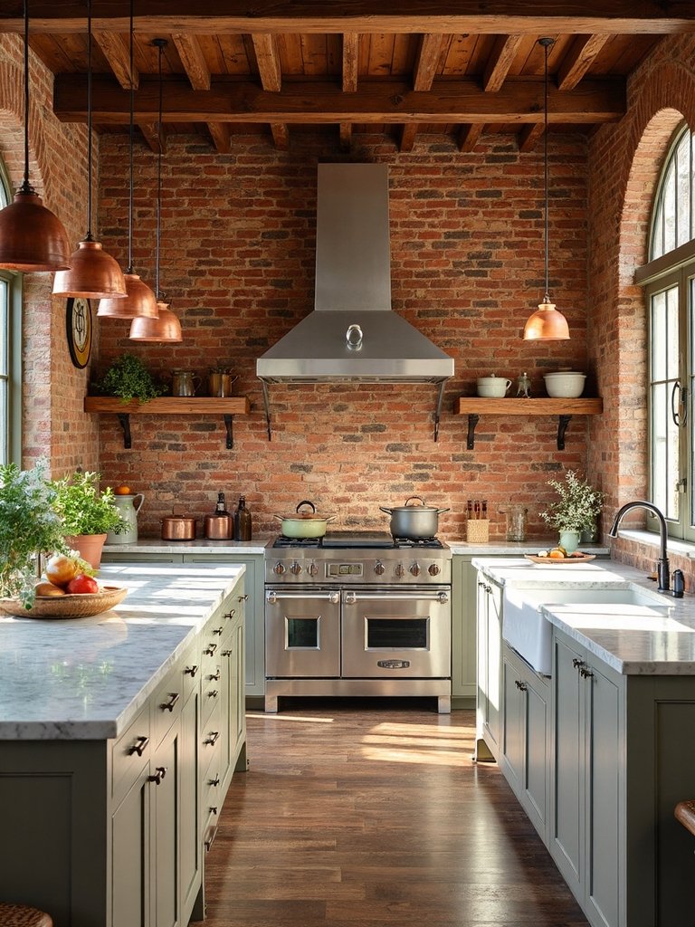 timeless rustic focal point character