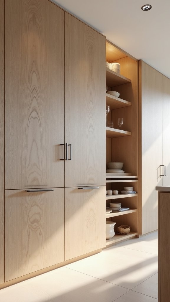 timeless white oak cabinets