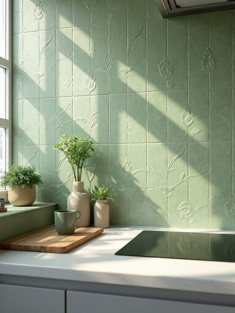 tranquil nature inspired green ceramic collections