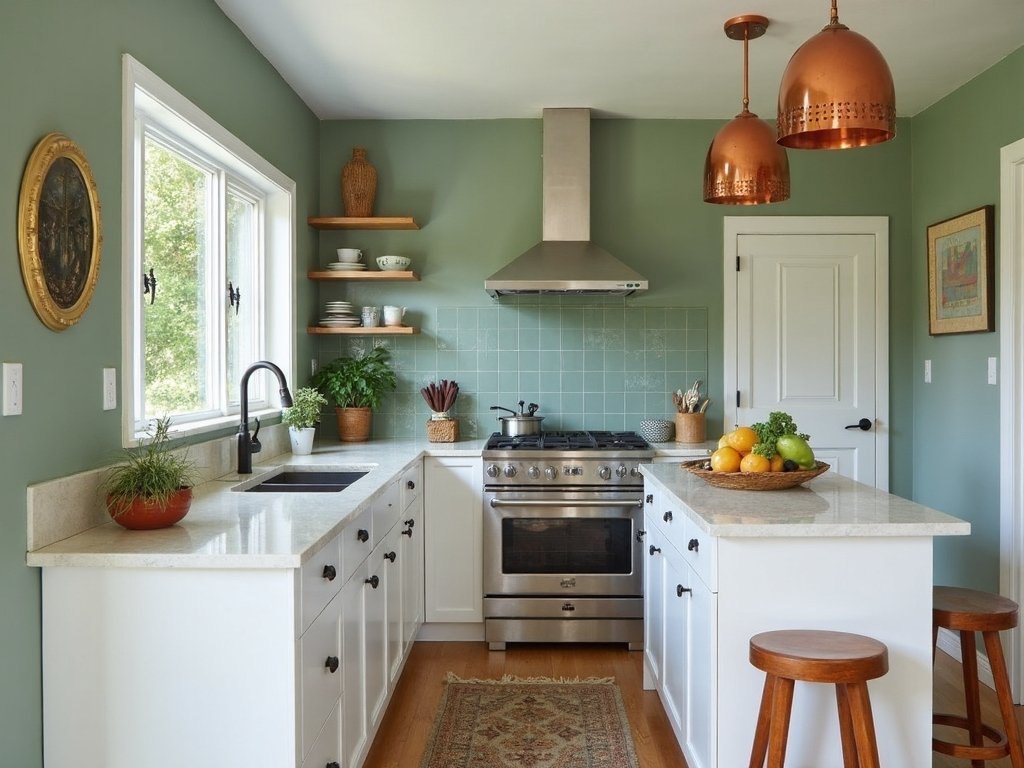 transform small kitchens through paint