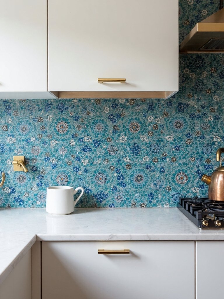 transformative geometric moroccan tile backsplashes