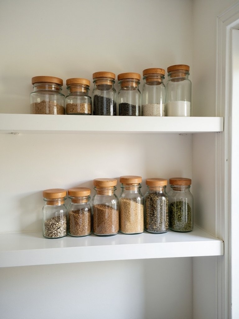 transparent organized fresh efficient spice storage