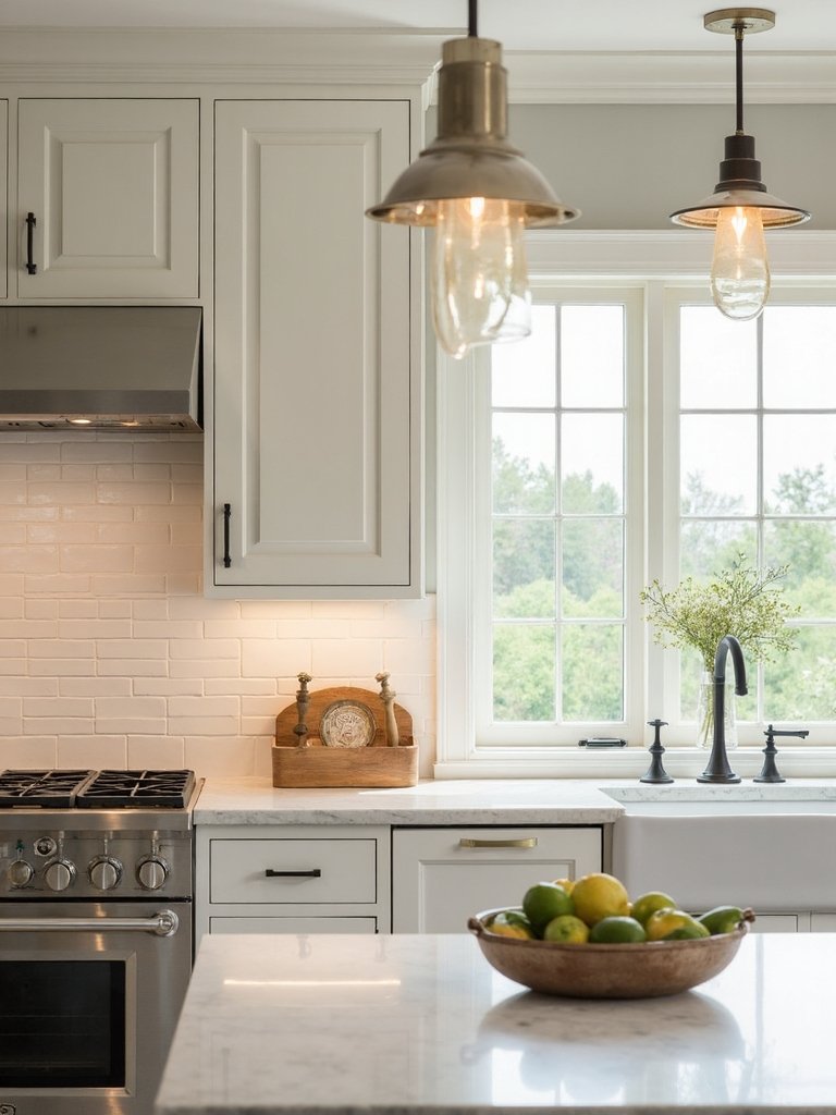 versatile glazed subway tile backsplash