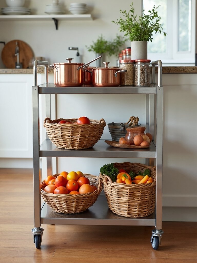 versatile kitchen rolling storage solution