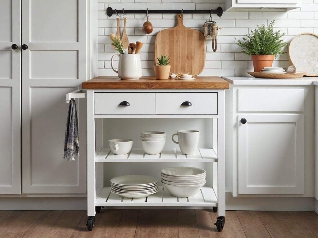 versatile mobile kitchen storage solution
