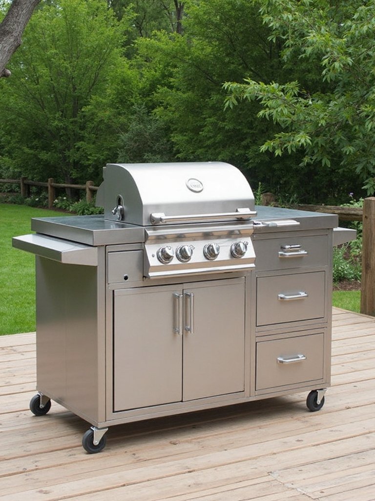 versatile mobile outdoor kitchen units