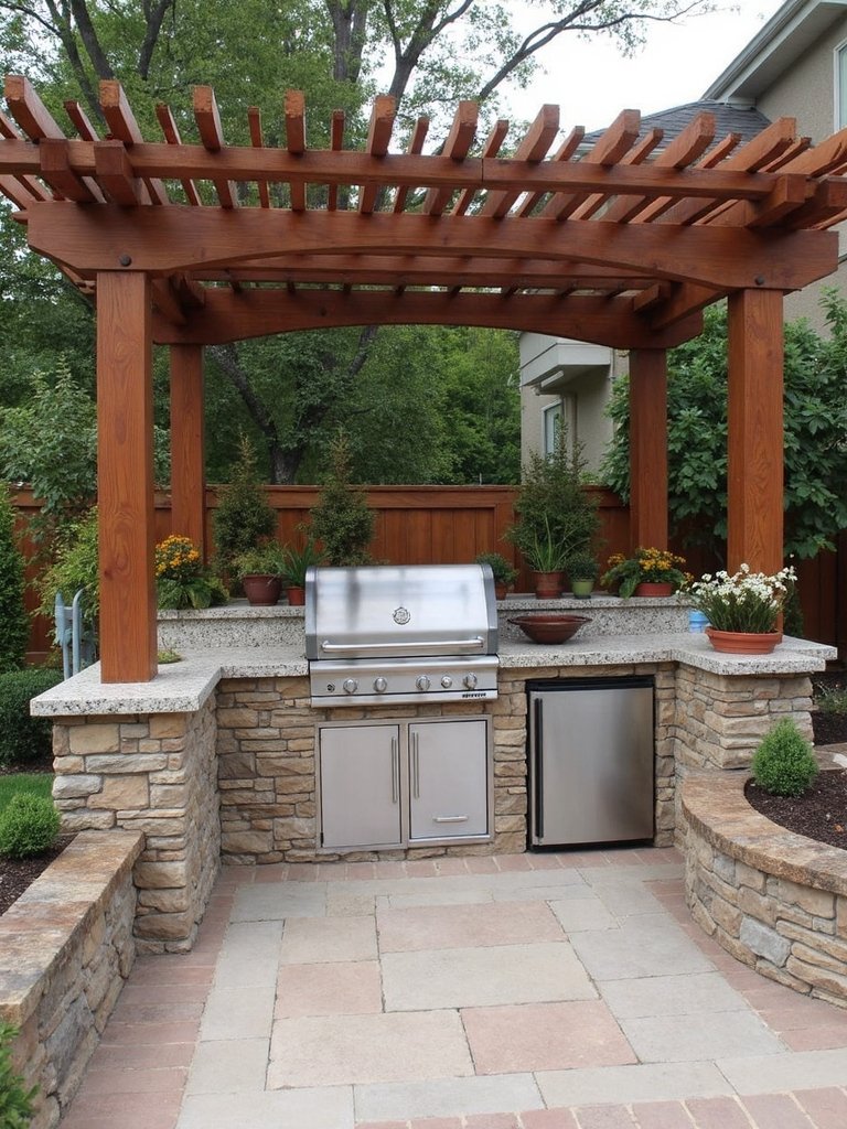 versatile outdoor kitchen design