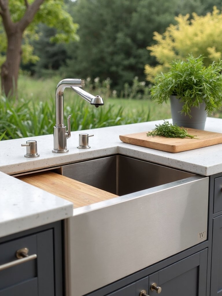 versatile outdoor sink cover