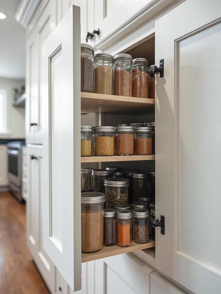 vertical door mounted storage solutions