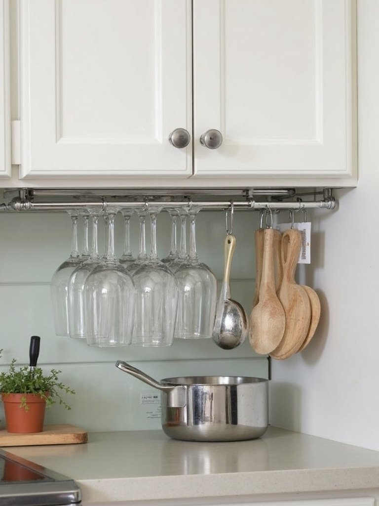 vertical space saving kitchen organization solutions