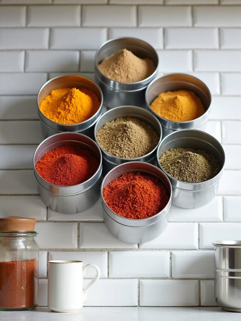 vertical space storage solutions for spices