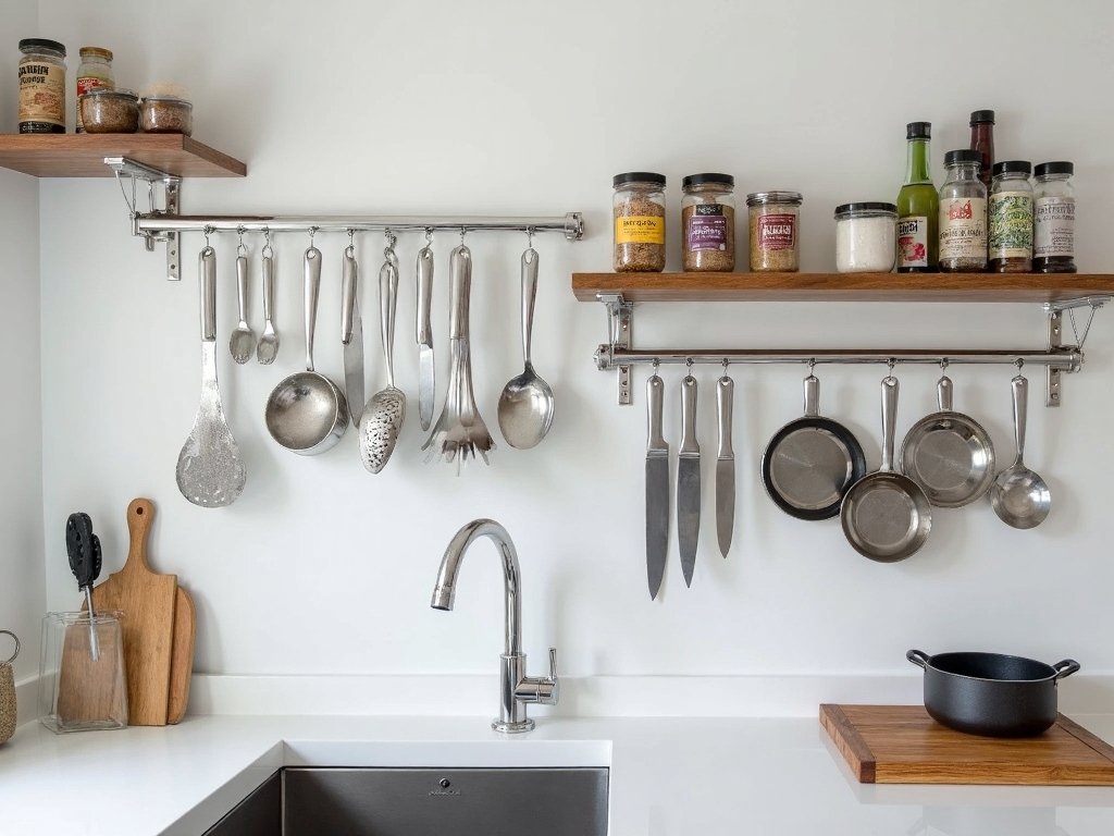 vertical storage revolutionizes small kitchen organization