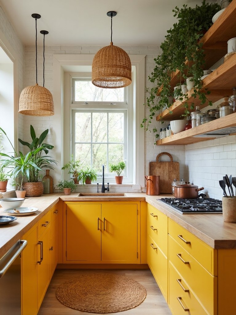 vibrant earthy warm boho