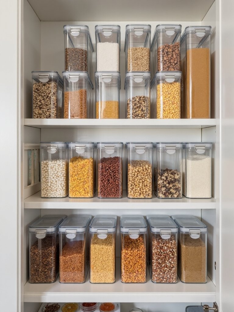 visually appealing kitchen storage organization