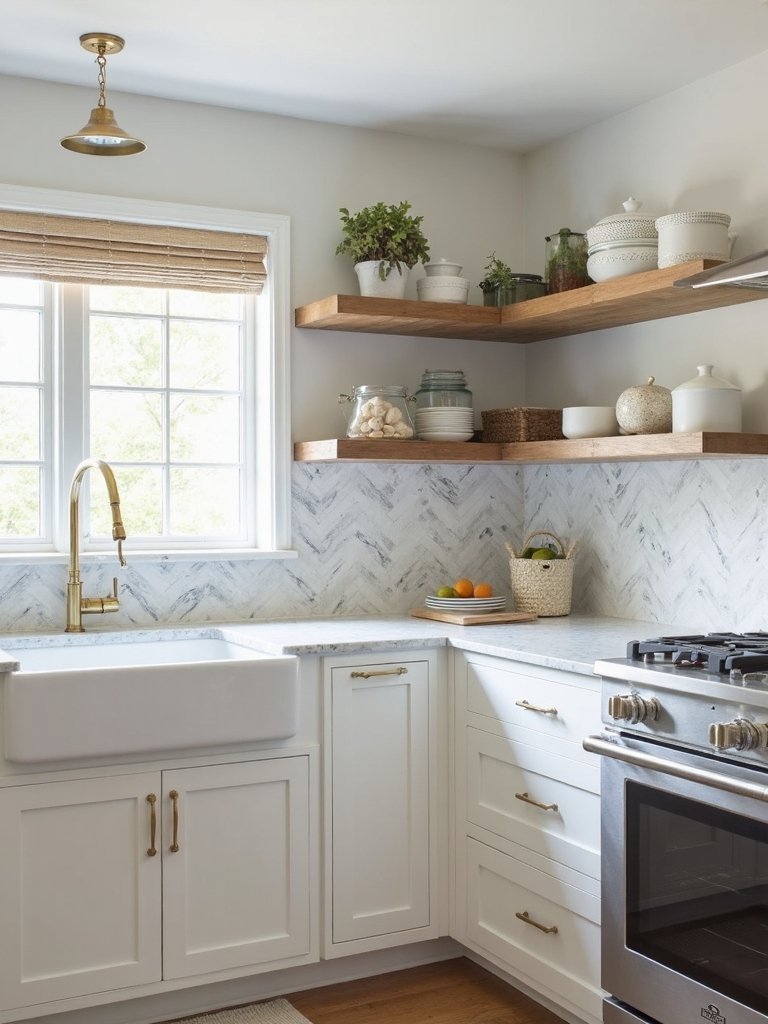 visually harmonious seamless backsplash patterns