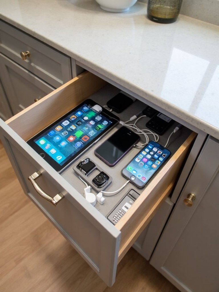 wall mounted electronics command center