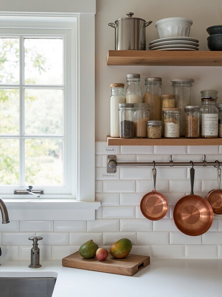 wall mounted storage saves space