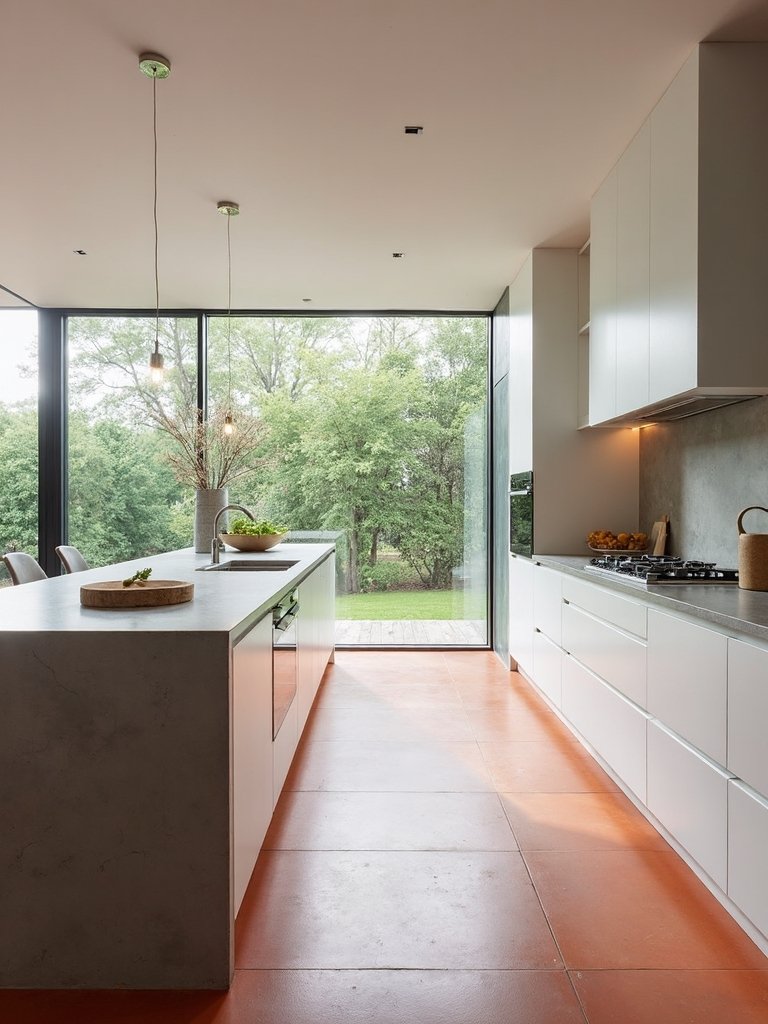 warm minimalist terracotta modern