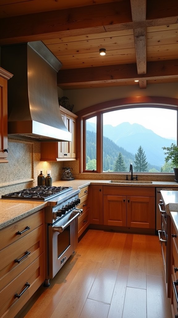 warm oak mountain retreat