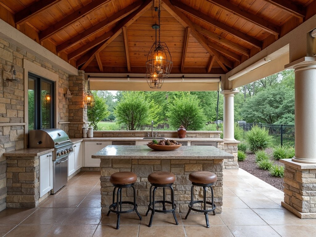 weather resistant outdoor kitchens