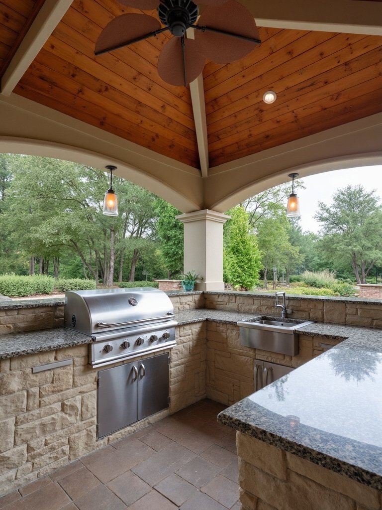year round grilling sanctuary design