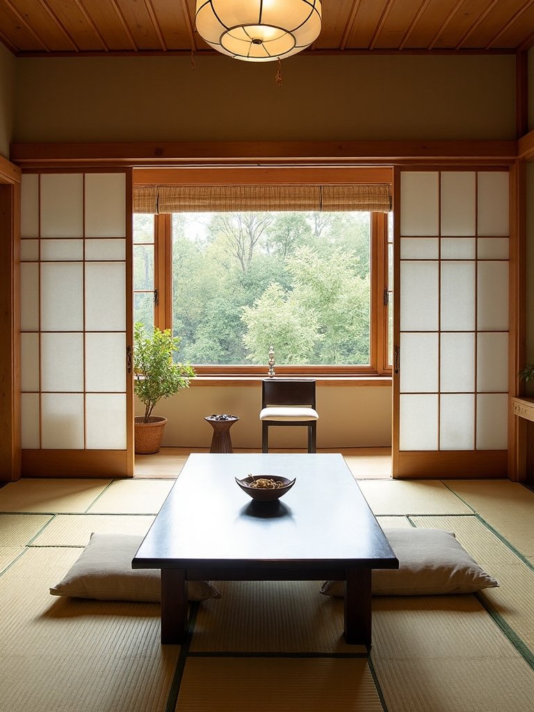 authentic japanese minimalist floor covering