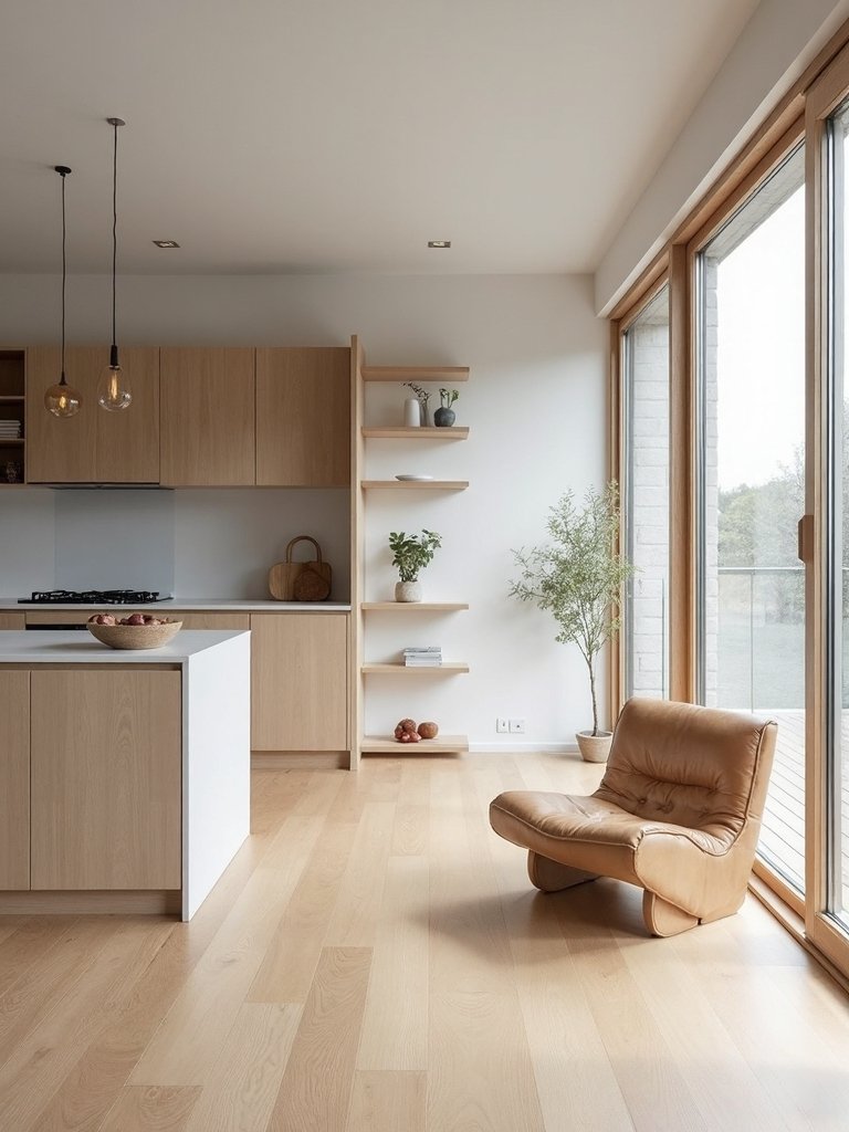authentic nordic minimalist wood elements