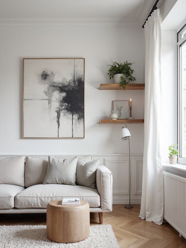 balanced minimalist wall decor